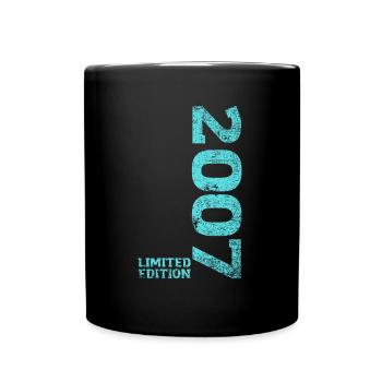 Édition Limitée 2007 18ème Cadeau d’Anniversaire - Mug uni - noir - Devant