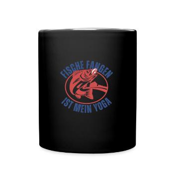 Conception de dictons de pêche - parfait pour les vrais pêcheurs - Mug uni - noir - Devant