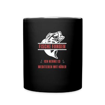 Conception de dictons de pêche - parfait pour les vrais pêcheurs - Mug uni - noir - Devant