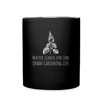 Conception de jardinage urbain - Votre déclaration verte - Mug uni - noir - Devant