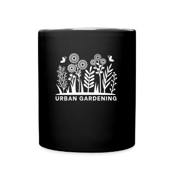 Conception de jardinage urbain - Votre déclaration verte - Mug uni - noir - Devant