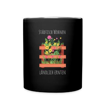 Conception de jardinage urbain - Votre déclaration verte - Mug uni - noir - Devant