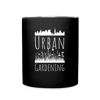 Conception de jardinage urbain - Votre déclaration verte - Mug uni - noir - Devant