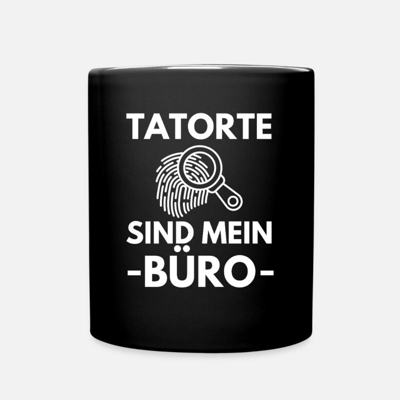 Forensic Design- Perfect for Forensic Science Fans - Full Colour Mug - black