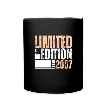 Édition Limitée 2007 18ème Cadeau d’Anniversaire - Mug uni - noir - Devant