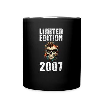 Édition Limitée 2007 18ème Cadeau d’Anniversaire - Mug uni - noir - Devant