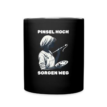 Cool Painter Design - L’art rencontre l’artisanat - Mug uni - noir - Devant