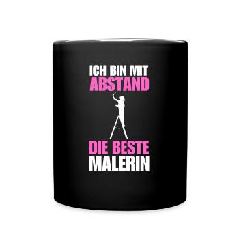 Cool Painter Design - Art Meets Craft - Full Colour Mug - black - Front