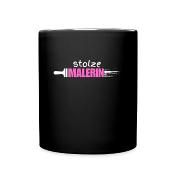 Cool Painter Design - Art Meets Craft - Full Colour Mug - black - Front