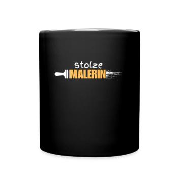 Cool Painter Design - L’art rencontre l’artisanat - Mug uni - noir - Devant