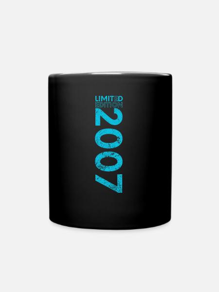 Édition Limitée 2007 18ème Cadeau d’Anniversaire - Mug uni - noir