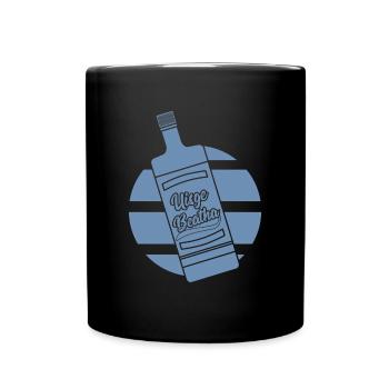 Whisky Uisge Beatha Gaelic Scotland Retro - Full Colour Mug - black - Front
