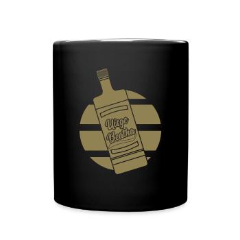 Whisky Uisge Beatha Gaelic Scotland Retro - Full Colour Mug - black - Front