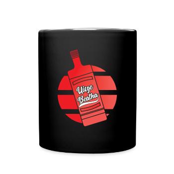 Whisky Uisge Beatha Gaelic Scotland Retro - Full Colour Mug - black - Front