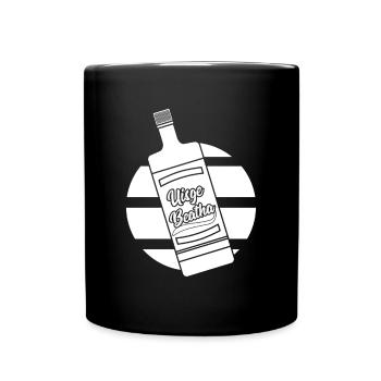 Whisky Uisge Beatha Gaelic Scotland Retro - Full Colour Mug - black - Front