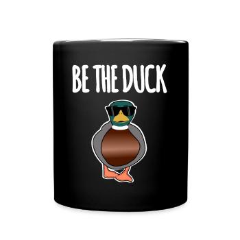 Soyez le canard - Mug uni - noir - Devant