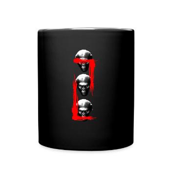 Three Wise Monkeys - Full Colour Mug - black - Front
