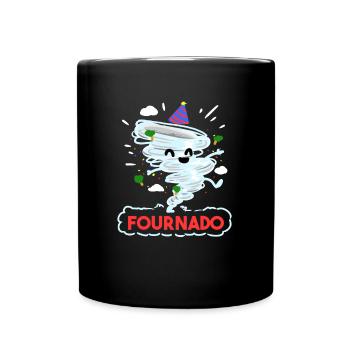 4e anniversaire Four Boy Girl 4 Fournado Cadeau - Mug uni - noir - Devant