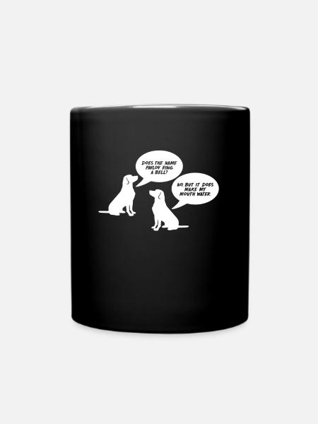 Ist der Name Pavlov Ring Psychologe Psychologie - Tasse einfarbig - Schwarz