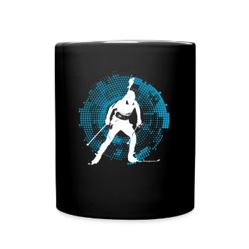 Biathlon Biathlete Shooting Cross Country Skiing - Full Colour Mug - black - Front