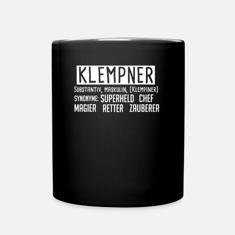 plumber - Full Colour Mug - black