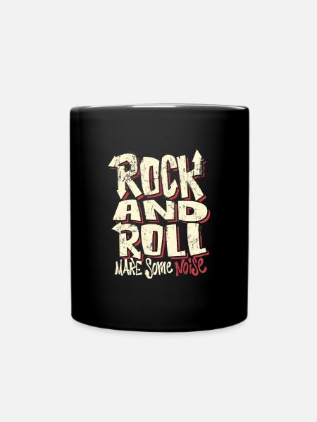 Rock and roll - Mug uni - noir