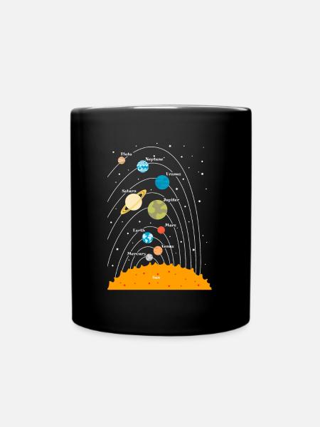 Cadeau astronomie astronomie astronomie planète planète - Mug uni - noir