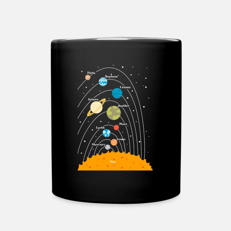 Cadeau astronomie astronomie astronomie planète planète - Mug uni - noir