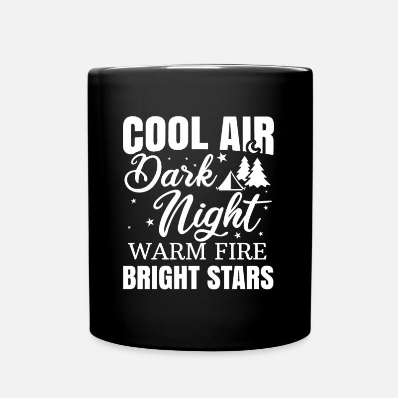 camping - Full Colour Mug - black