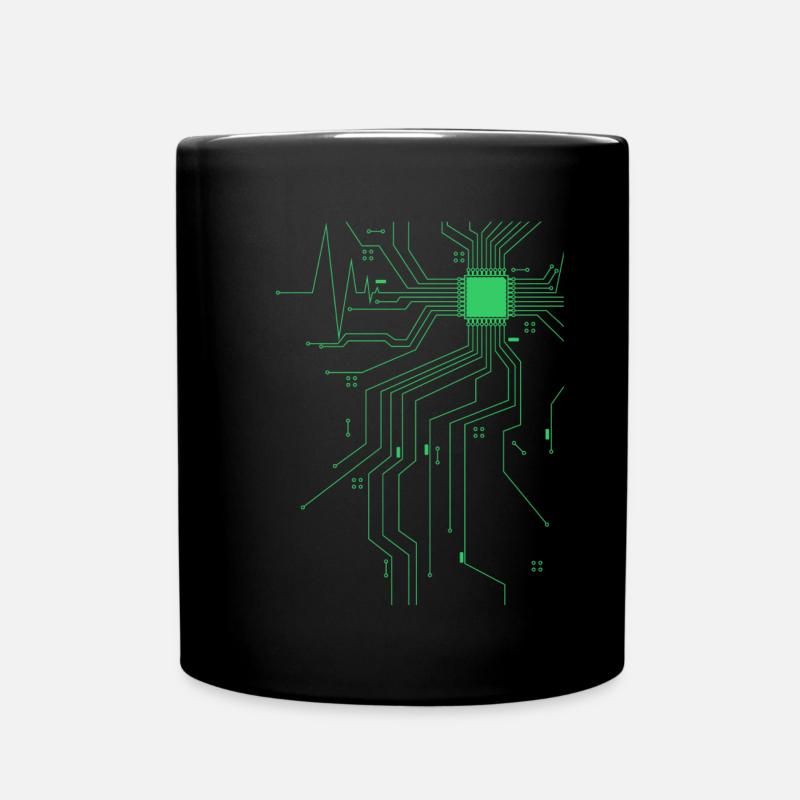 Informatiker Geschenk für Nerds und Computerfreaks - Tasse einfarbig - Schwarz