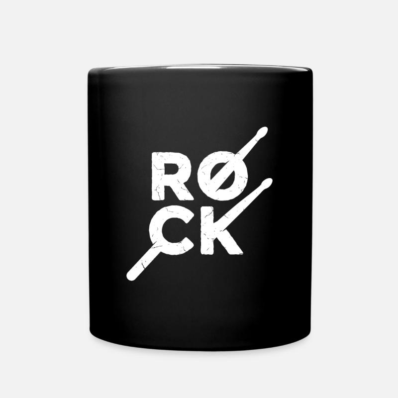 Rock grunge Design - Tasse einfarbig - Schwarz