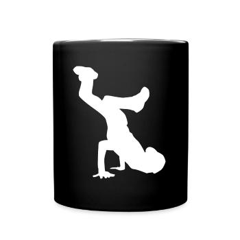 Breakdance 3D cadeau pour les enfants B-Boy Hip Hop Dancing - Mug uni - noir - Devant
