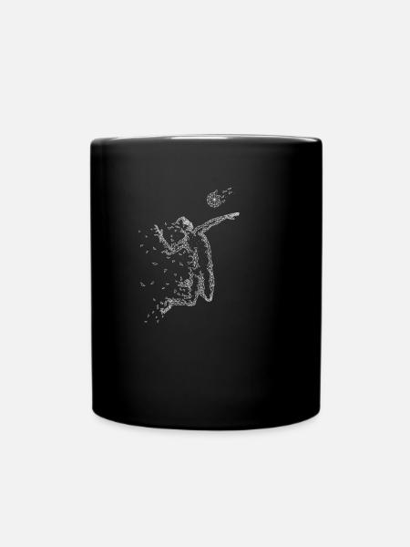 volley-ball - Mug uni - noir