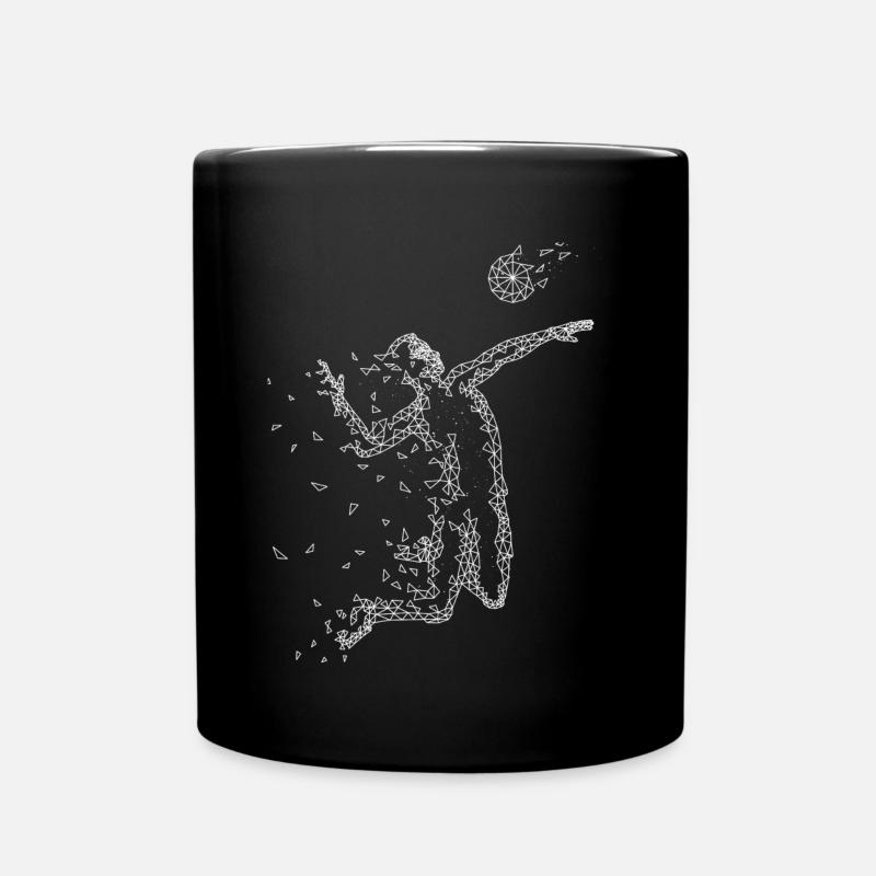 volley-ball - Mug uni - noir