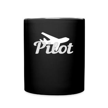 Pilotes pilotes - Mug uni - noir - Devant