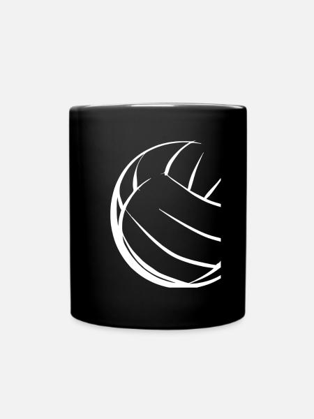 volley-ball - Mug uni - noir