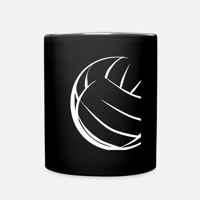 volley-ball - Mug uni - noir