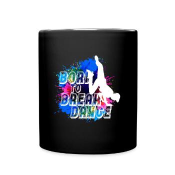 Breakdance Kind Junge Breakdancer Geschenk Cool - Tasse einfarbig - Schwarz - Vorne