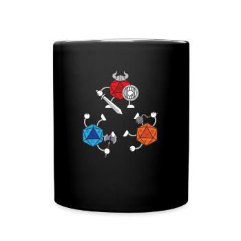 Dice Game Dice - Mug uni - noir - Devant