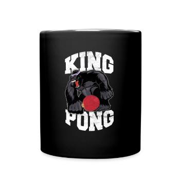 King Pong Tischtennis lustiges T-Shirt - Mug uni - noir - Devant