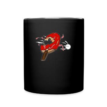 Table tennis table tennis player - Full Colour Mug - black - Front