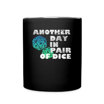 Dice the dice - Full Colour Mug - black - Front