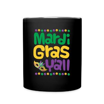 Chemise Mardi Gras Défilé de costumes de Mardi Gras - Mug uni - noir - Devant