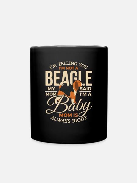 Chemise Beagle vous disant que je ne suis pas un T-Shirt Beagle - Mug uni - noir