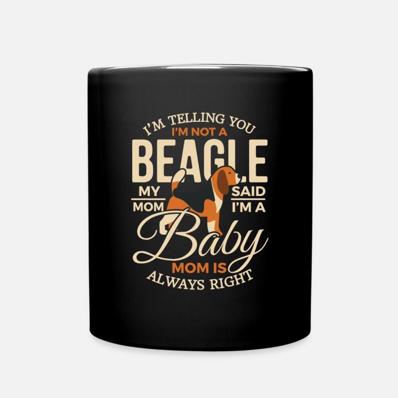Chemise Beagle vous disant que je ne suis pas un T-Shirt Beagle - Mug uni - noir