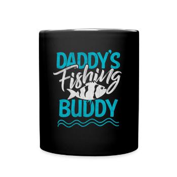 Tee shirt pêche papa cadeau de pêche papa du papa - Mug uni - noir - Devant