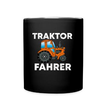 TRAKTOREN TRAKTOR - Tasse einfarbig - Schwarz - Vorne