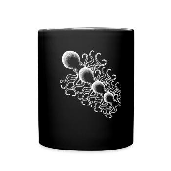 Octopus Kraken Sea Monster Cthulhu Diver Gift - Full Colour Mug - black - Front