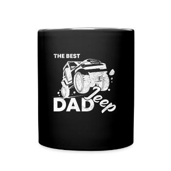Father jeep - Full Colour Mug - black - Front