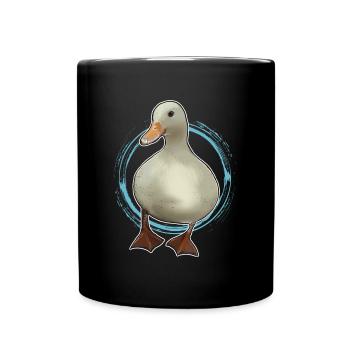 Oie ferme d'animaux - Mug uni - noir - Devant